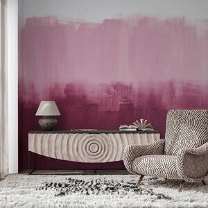 Pink and Purple Paint Strokes Wallpaper | Artistic Abstract Wallpaper